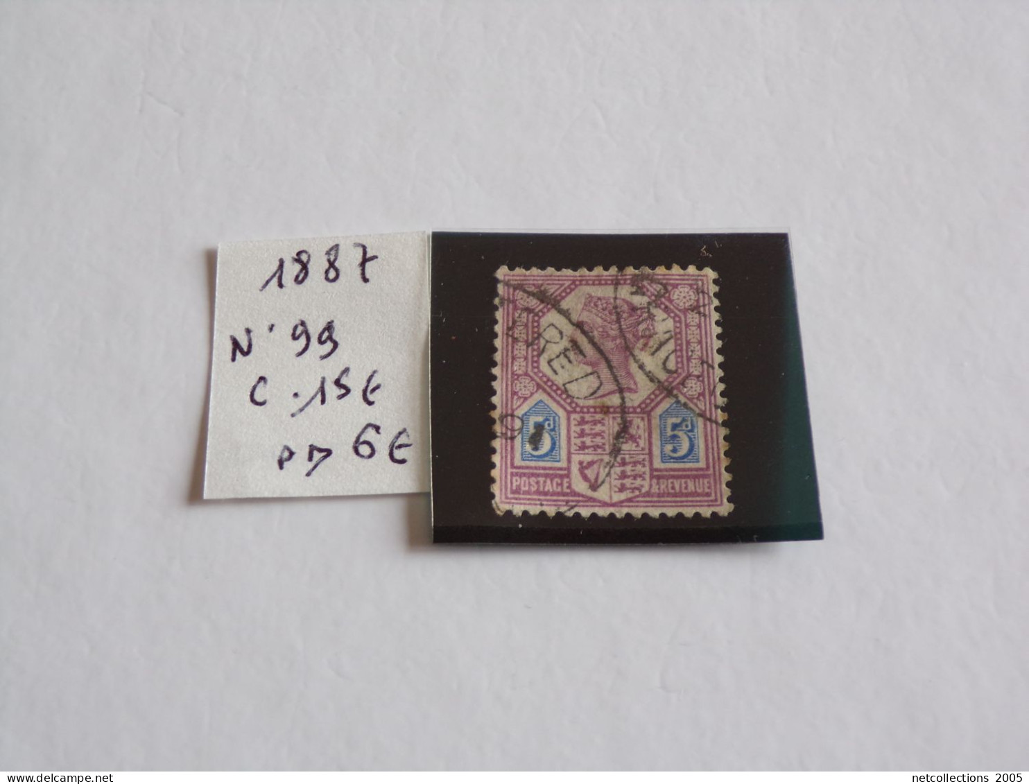GRANDE BRETAGNE 1887 N°99 - OBLITERE - Used Stamps