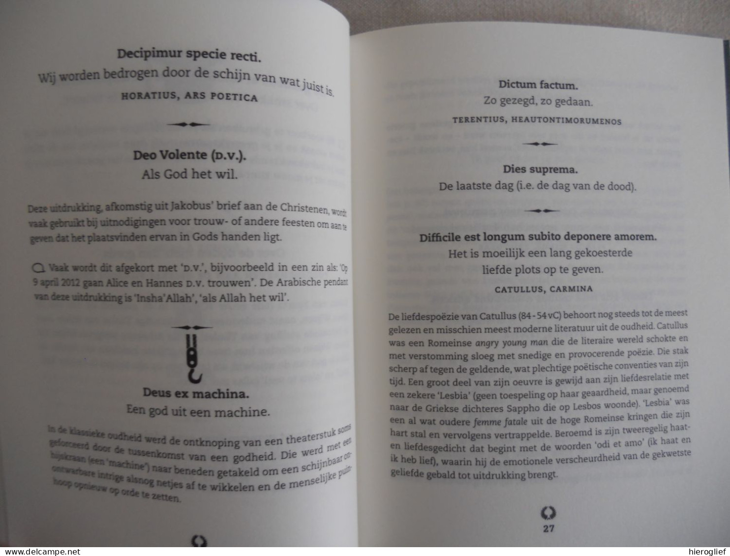 VERBA VOLENT - SCRIPTA MANENT En Andere Latijnse Spreuken Die De Tand Des Tijds Doorstonden De Ley Gyselinck Latijn - Other & Unclassified