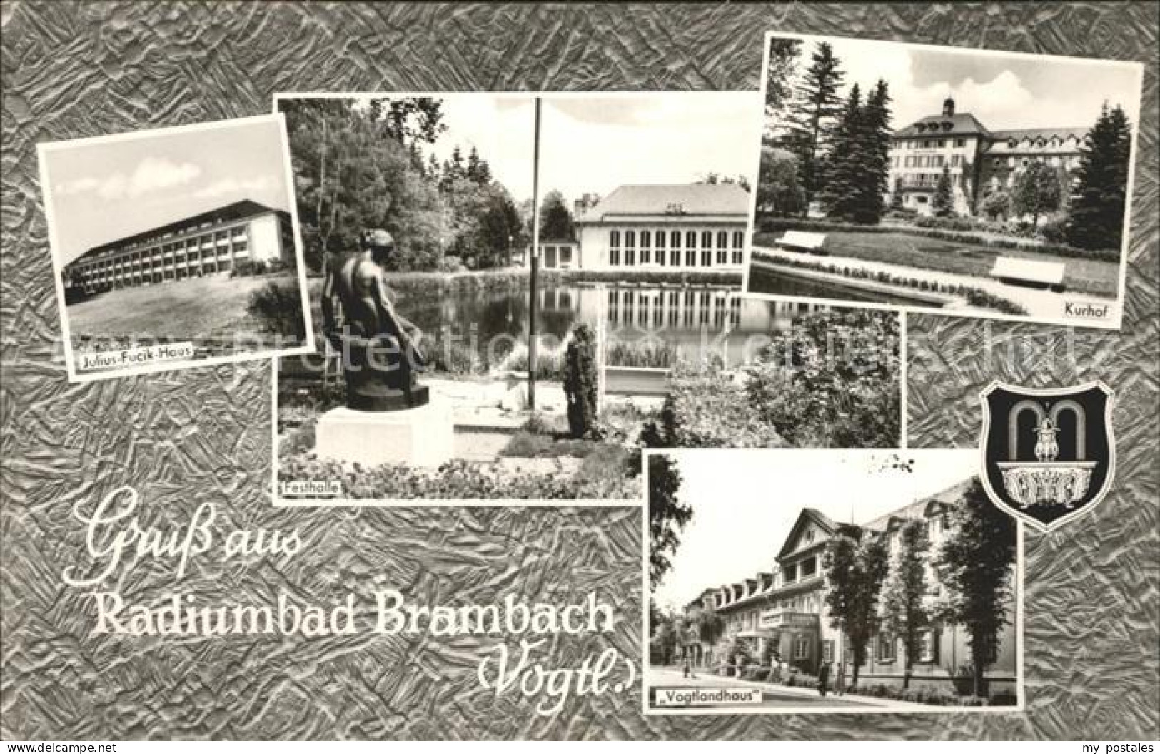 72355034 Brambach Bad Radiumbad Kurhof Julius-Fucik-Haus Vogtlandhaus Festhalle  - Bad Brambach