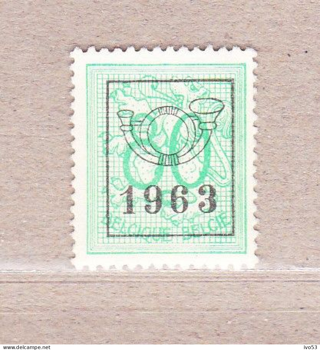 1961 Nr PRE744(*) Zonder Gom.Heraldieke Leeuw:80c.Opdruk 1963. - Typos 1951-80 (Chiffre Sur Lion)