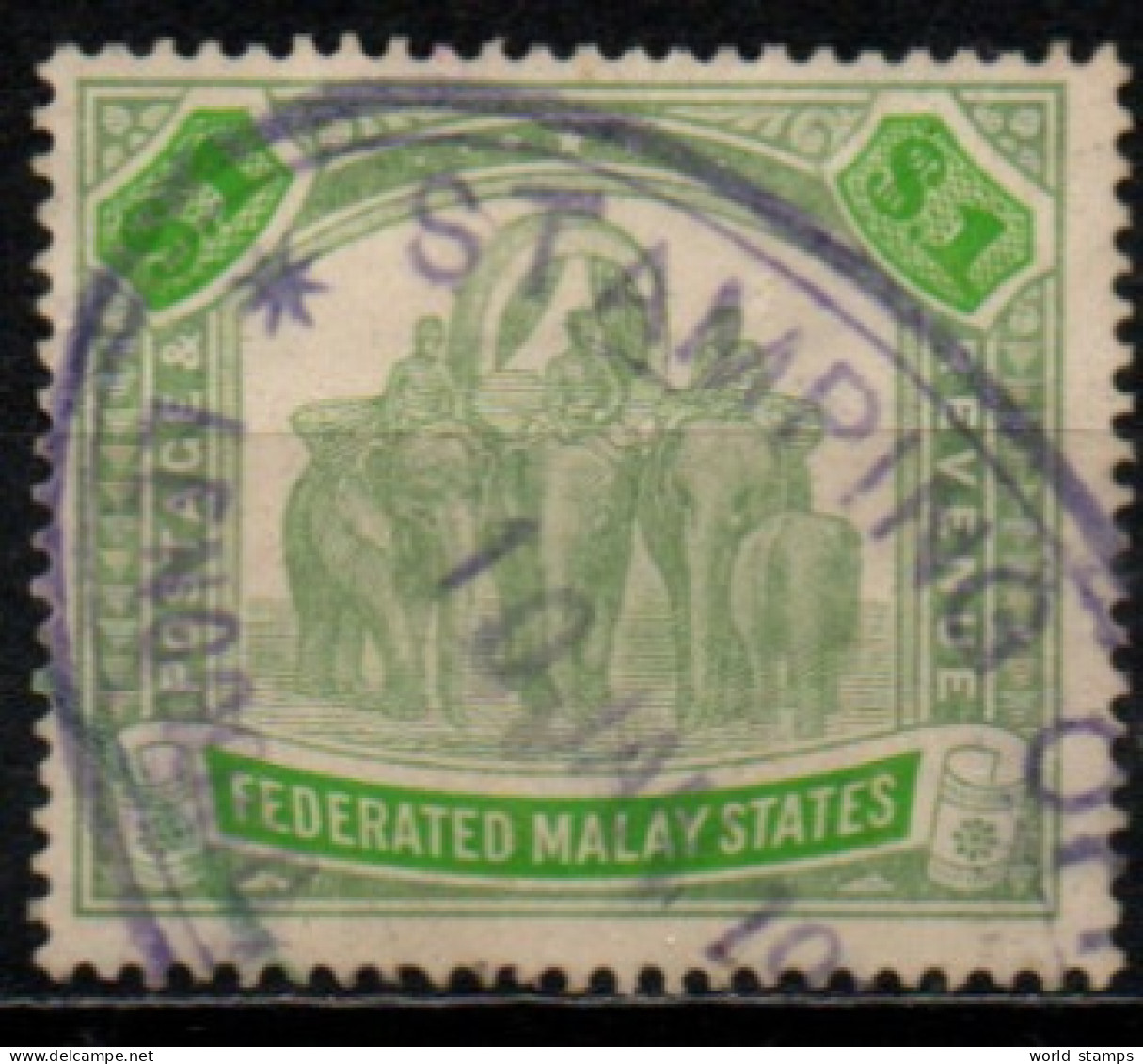 MALAY STATES 1921-34 O - Federated Malay States