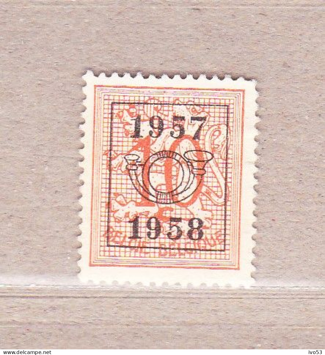 1957 Nr PRE667(*) Zonder Gom.Heraldieke Leeuw:10c.Opdruk 1957-1958. - Typografisch 1951-80 (Cijfer Op Leeuw)