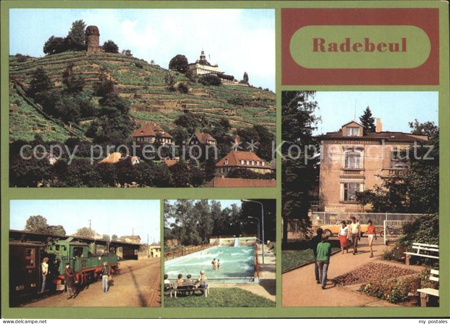 72354689 Radebeul Spitzhaus Turm Der Jugend Traditionsbahn Bilzbad Indianer Muse - Radebeul