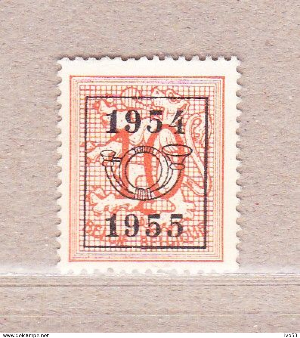 1954 Nr PRE646(*) Zonder Gom.Heraldieke Leeuw:10c.Opdruk 1954-1955. - Typografisch 1951-80 (Cijfer Op Leeuw)