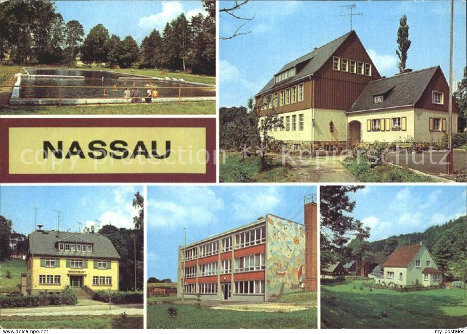 72354650 Nassau Brand-Erbisdorf Freibad Polytech Oberschule Rat Der Gemeinde Kin - Brand-Erbisdorf