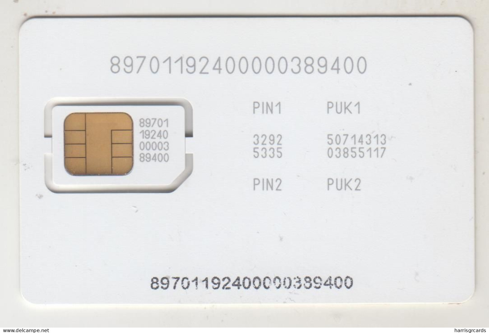 RUSSIA - White, GSM Card, Mint - Russia