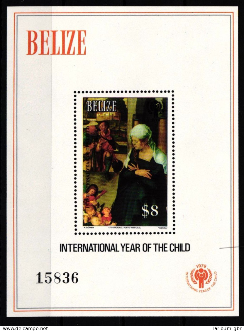 Belize Block 24 Mit 528 Postfrisch Jahr Des KIndes #HD532 - Belize (1973-...)