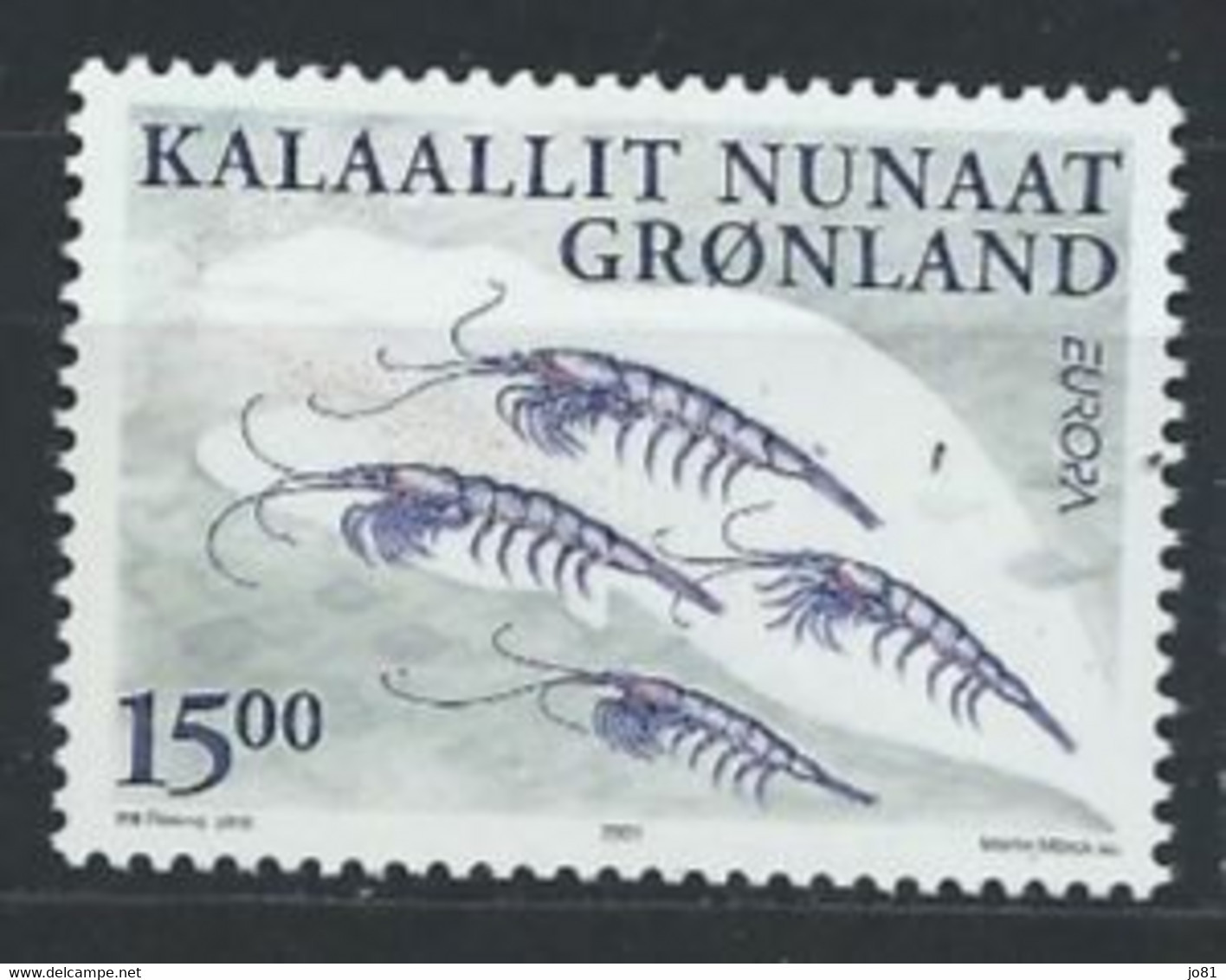 Groenland YT 345 Neuf Sans Charnière - XX - MNH Europa 2001 - Ungebraucht