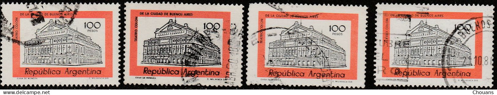 Argentine 1978. ~ YT 1128 +1129x4 +1130x9 + 1132x9 + 1133x2 + 1135 + 1136x9 + 1138x8  (43 V) - Usati