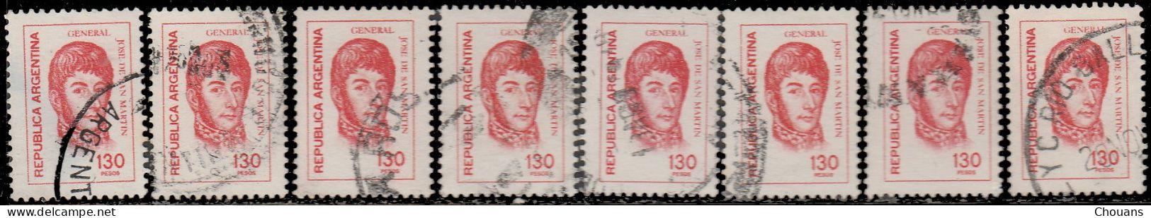 Argentine 1978. ~ YT 1128 +1129x4 +1130x9 + 1132x9 + 1133x2 + 1135 + 1136x9 + 1138x8  (43 V) - Used Stamps