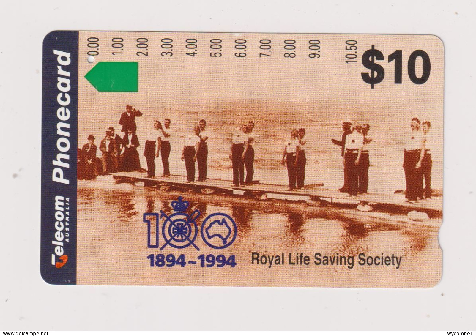 AUSTRALIA - Royal Life Saving Society Magnetic Phonecard - Australie