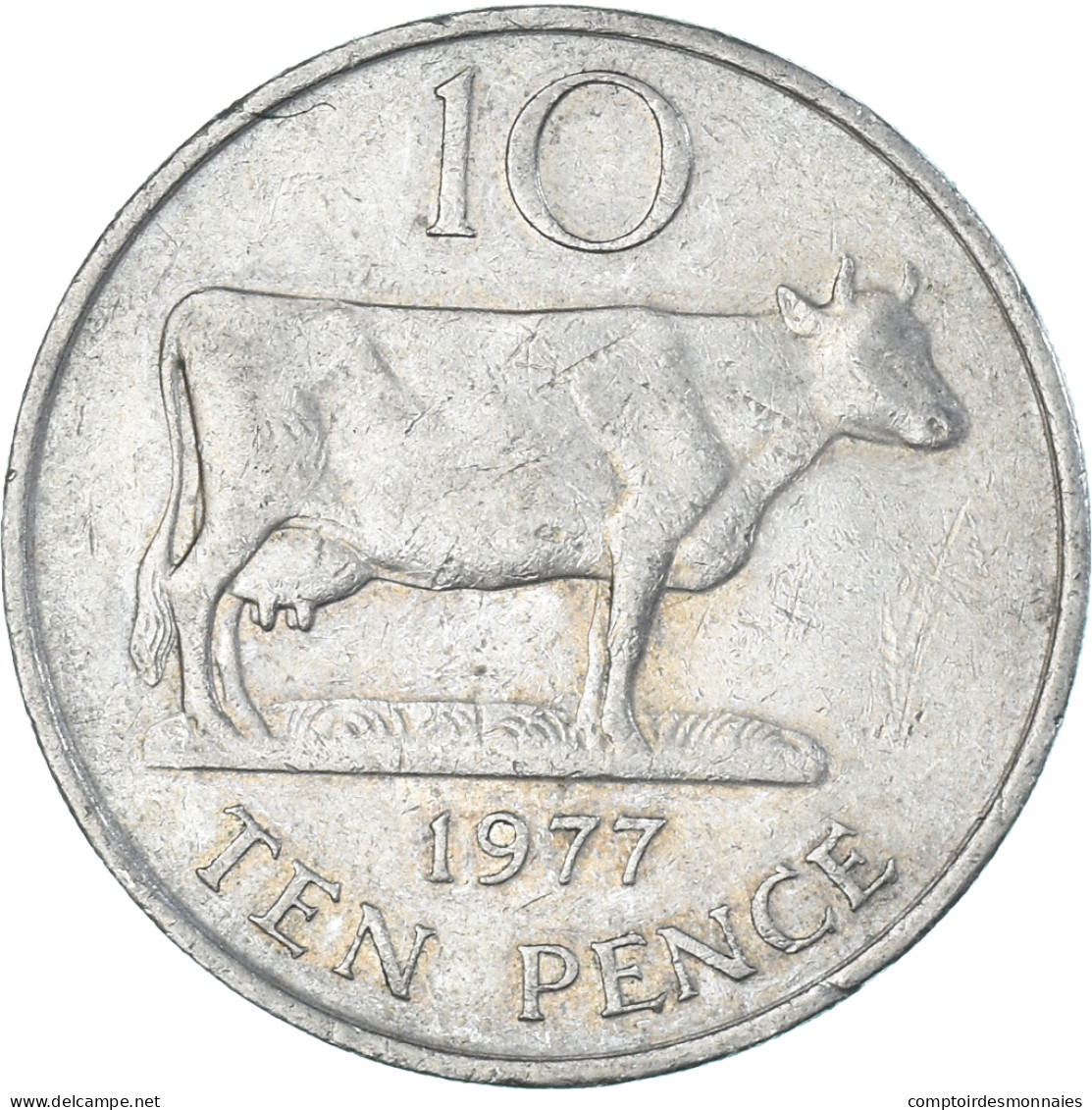 Guernesey, 10 Pence, 1977 - Guernsey