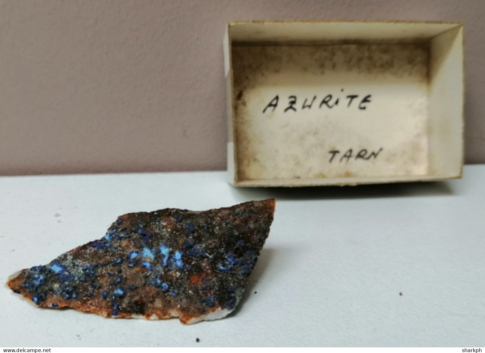 AZURITE Du TARN  9 Gr - Mineralien