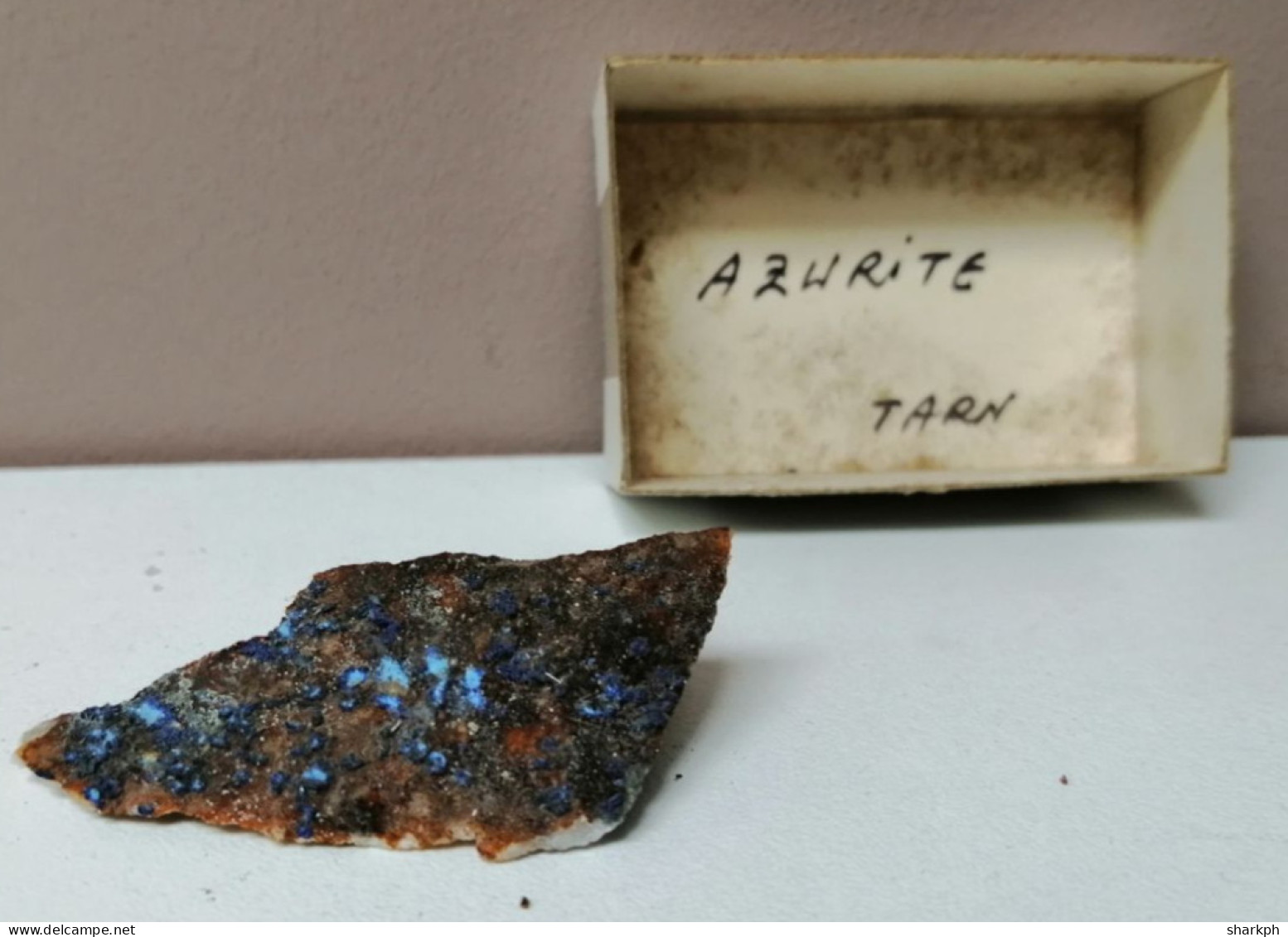 AZURITE Du TARN  9 Gr - Minéraux