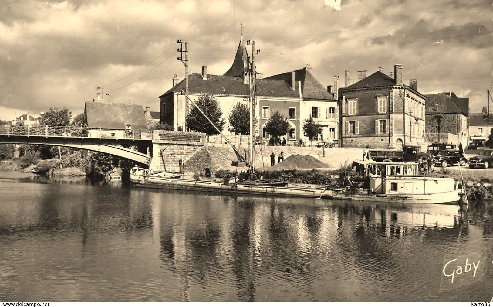 Malicorne * Péniche Batellerie * Le Coin De Pêcheurs * Thème Péniches Barge Chaland - Malicorne Sur Sarthe