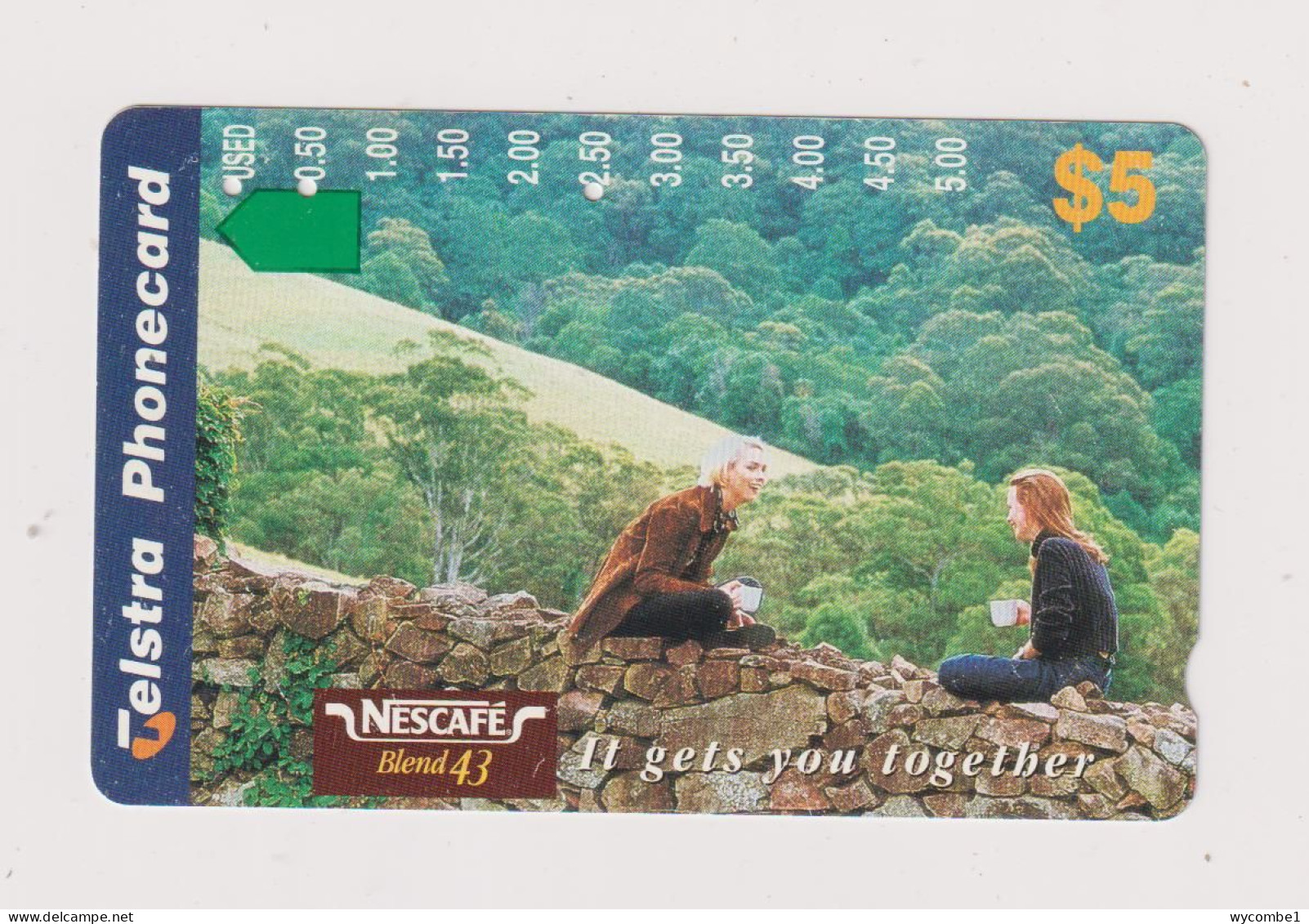 AUSTRALIA - Nescafe Magnetic Phonecard - Australie