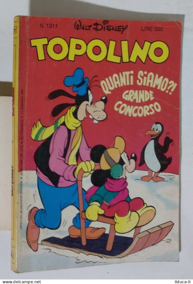 51872 TOPOLINO Libretto N. 1311 - Disney