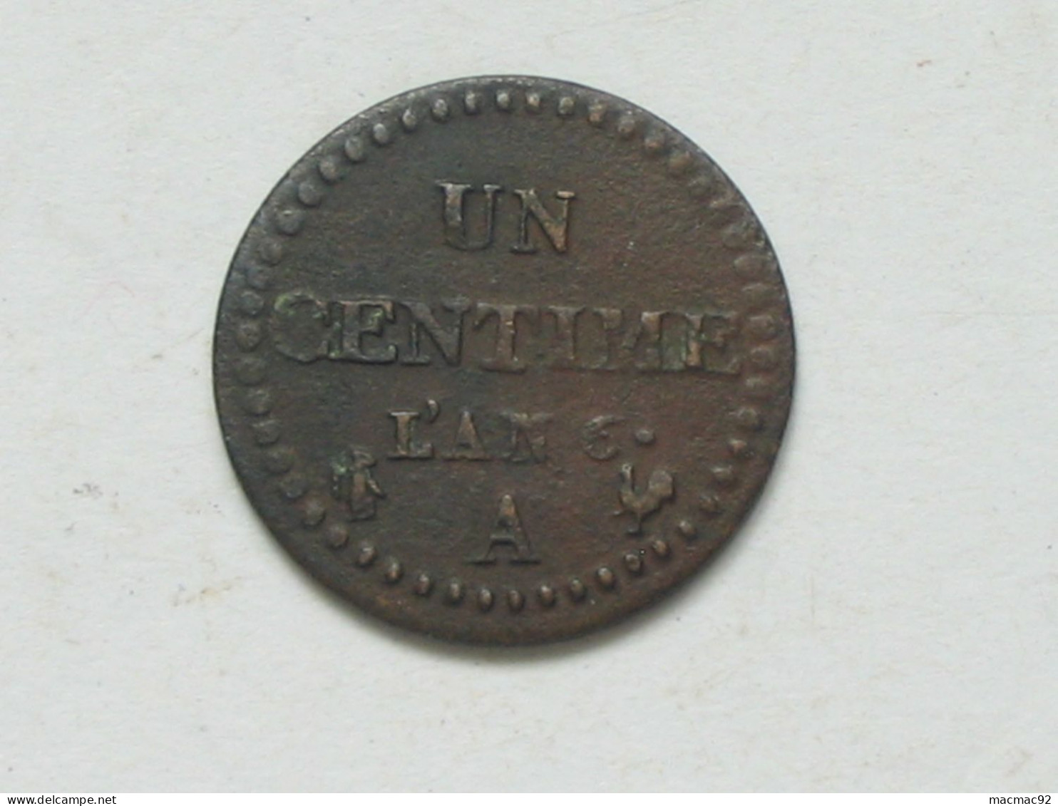 1 Centime  Dupré AN 6 A   **** EN ACHAT IMMEDIAT **** - 1792-1975 Convention (An II – An IV)