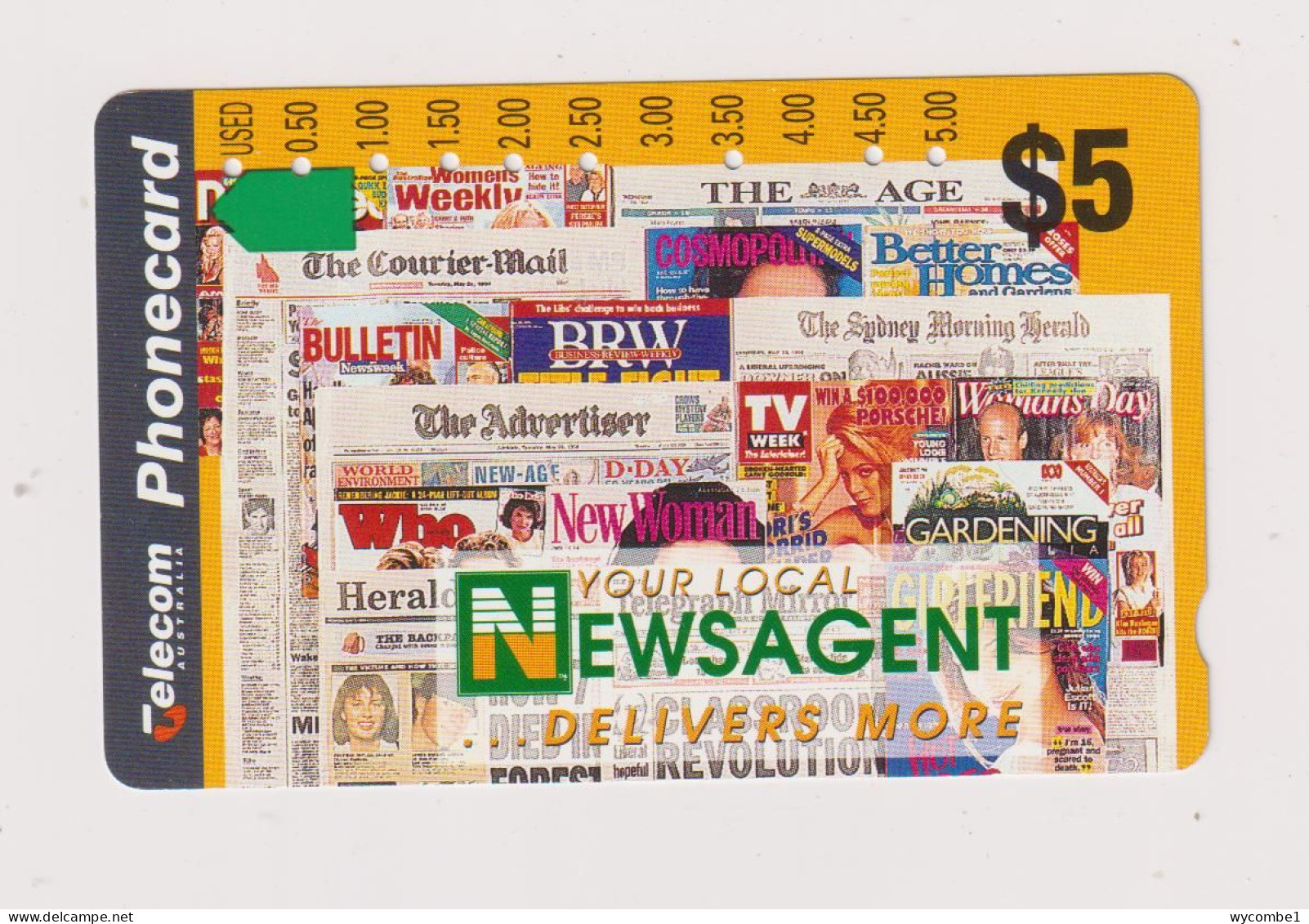 AUSTRALIA - Your Local Newsagent Magnetic Phonecard - Australie