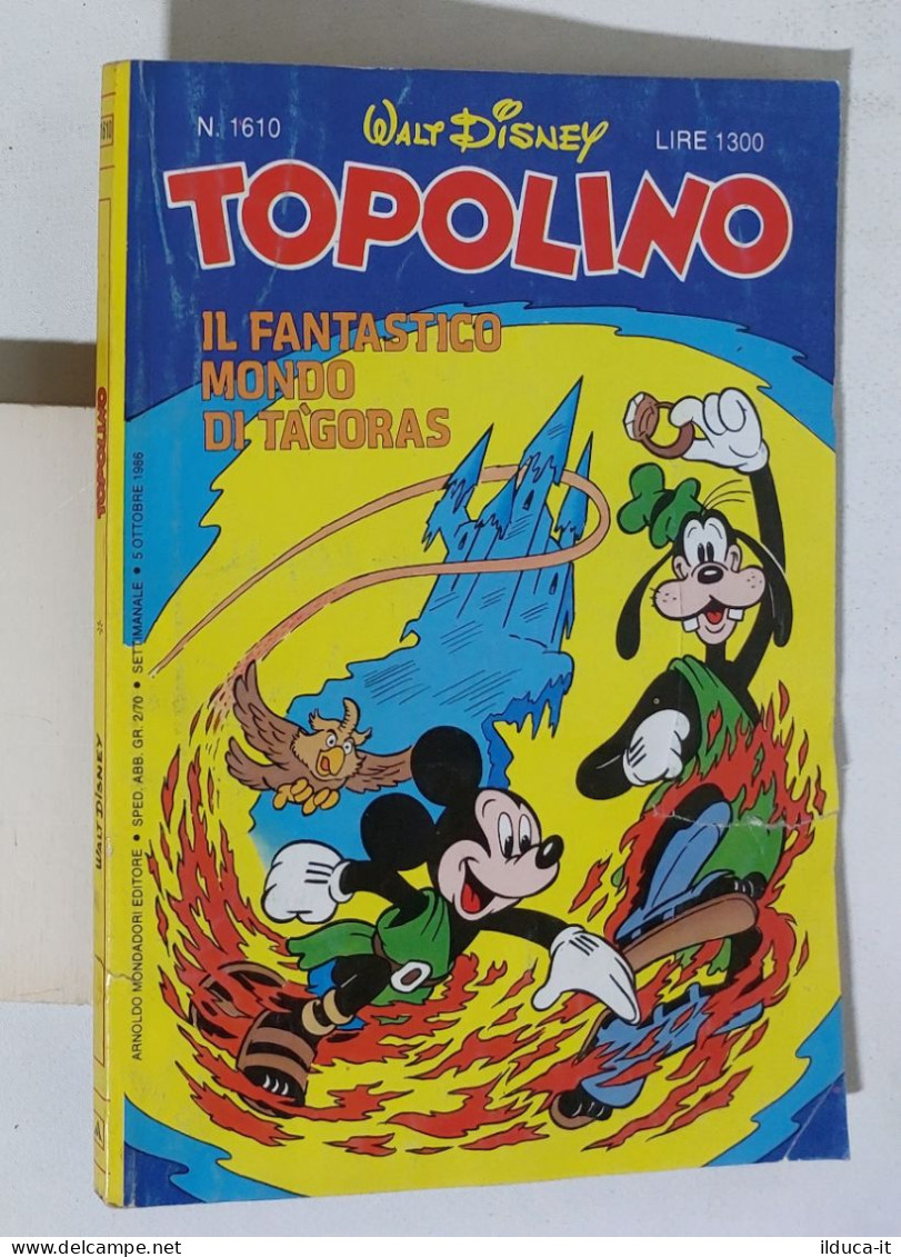 51897 TOPOLINO Libretto N. 1610 - Disney