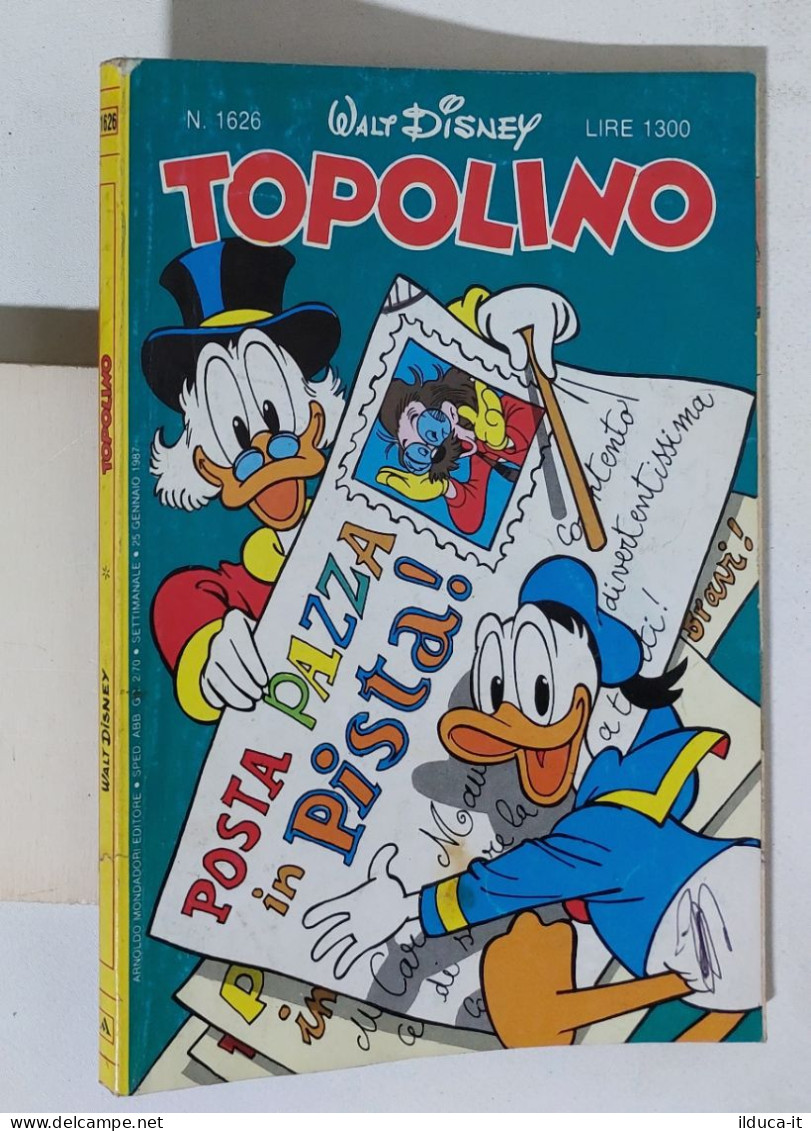 51899 TOPOLINO Libretto N. 1626 - Disney