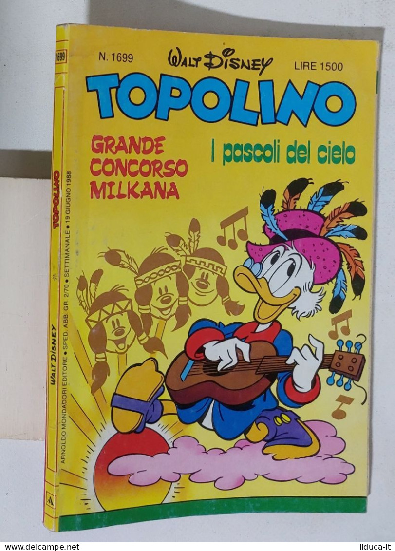 51904 TOPOLINO Libretto N. 1699 - Disney