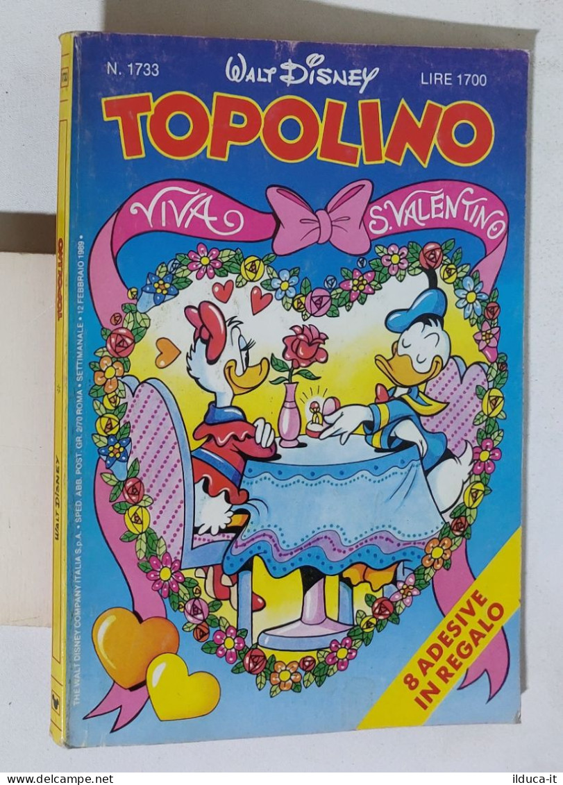 51906 TOPOLINO Libretto N. 1733 - No Figurine - Disney