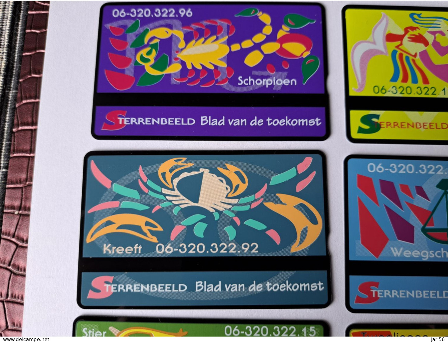 NETHERLANDS  4 UNITS / 12 CARDS /COMPLETE  / HOROSCOPE SERIES /   / RCZ 646.01T/M 646.12/ DIFFICULT !!  MINT  ** 16262**