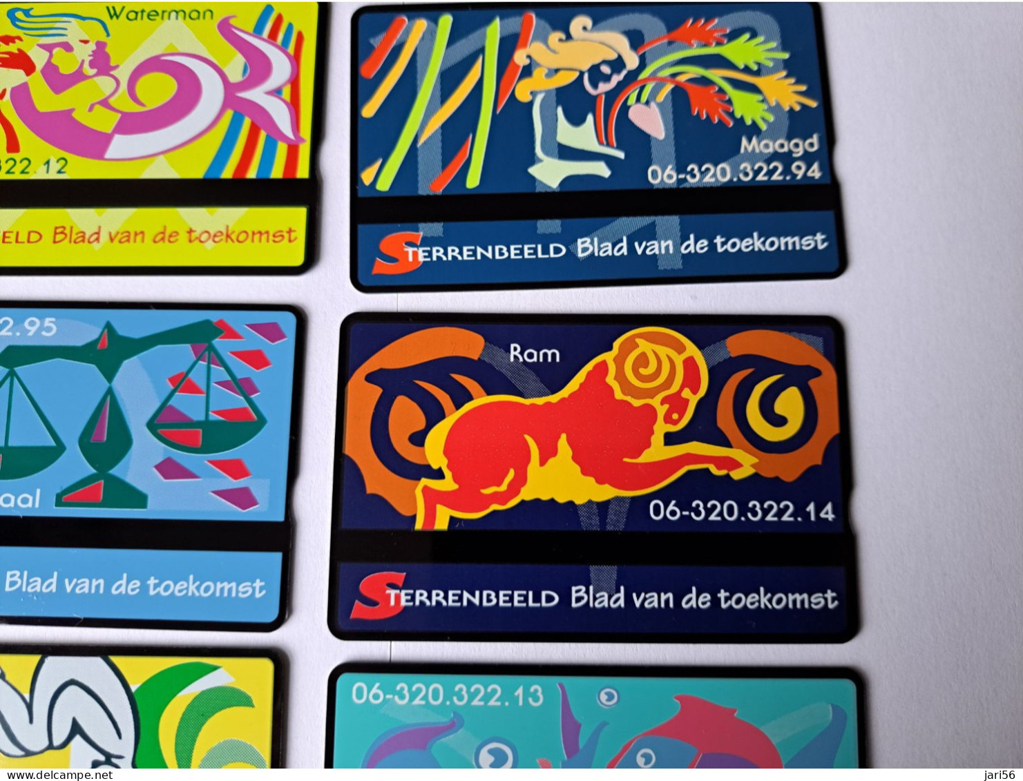 NETHERLANDS  4 UNITS / 12 CARDS /COMPLETE  / HOROSCOPE SERIES /   / RCZ 646.01T/M 646.12/ DIFFICULT !!  MINT  ** 16262**