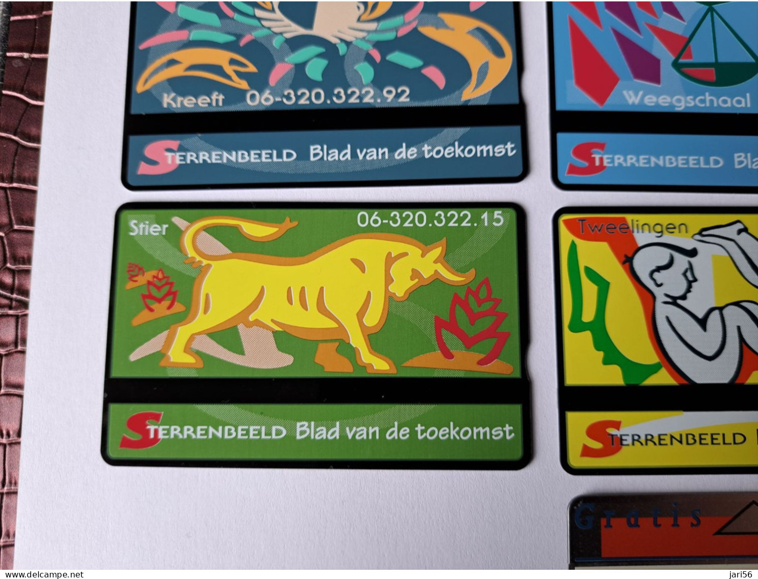 NETHERLANDS  4 UNITS / 12 CARDS /COMPLETE  / HOROSCOPE SERIES /   / RCZ 646.01T/M 646.12/ DIFFICULT !!  MINT  ** 16262**