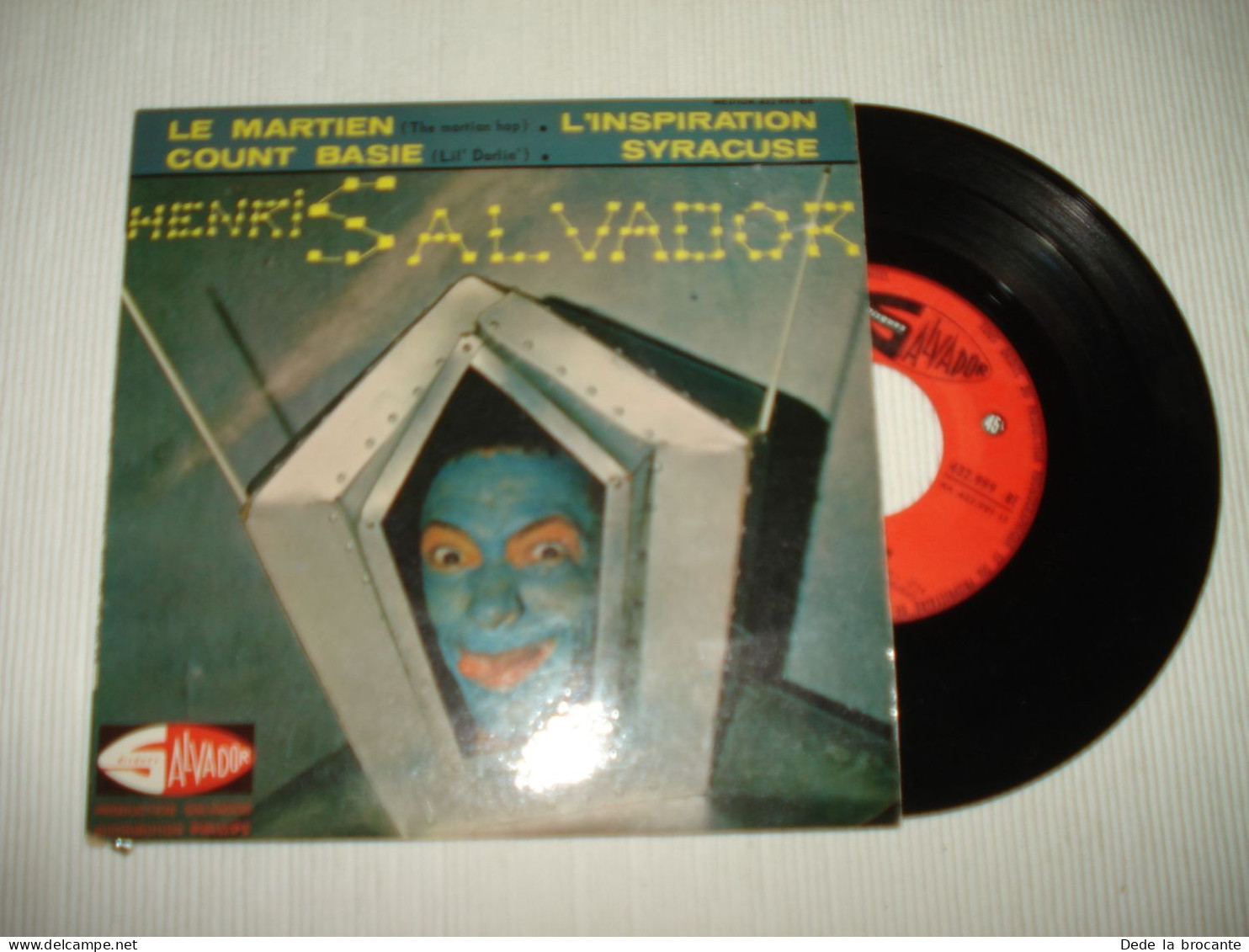 B13 / Henri Salvador – Le Martien  - EP – 432.999 BE - Fr 1963  EX/N.M - Speciale Formaten