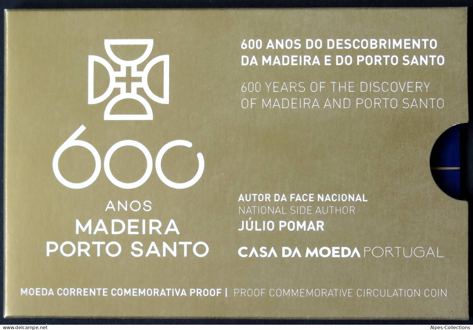 PO20019.8 - COINCARD PORTUGAL - 2019 - 2 Euros Comm. Madère Et Porto Santo - BE - Portugal