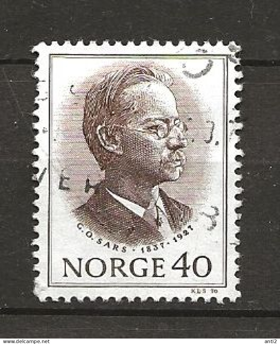 Norway 1970 Scientist  Georg Ossian Sars (1837-1927). Mi 613 Cancelled(o) - Oblitérés