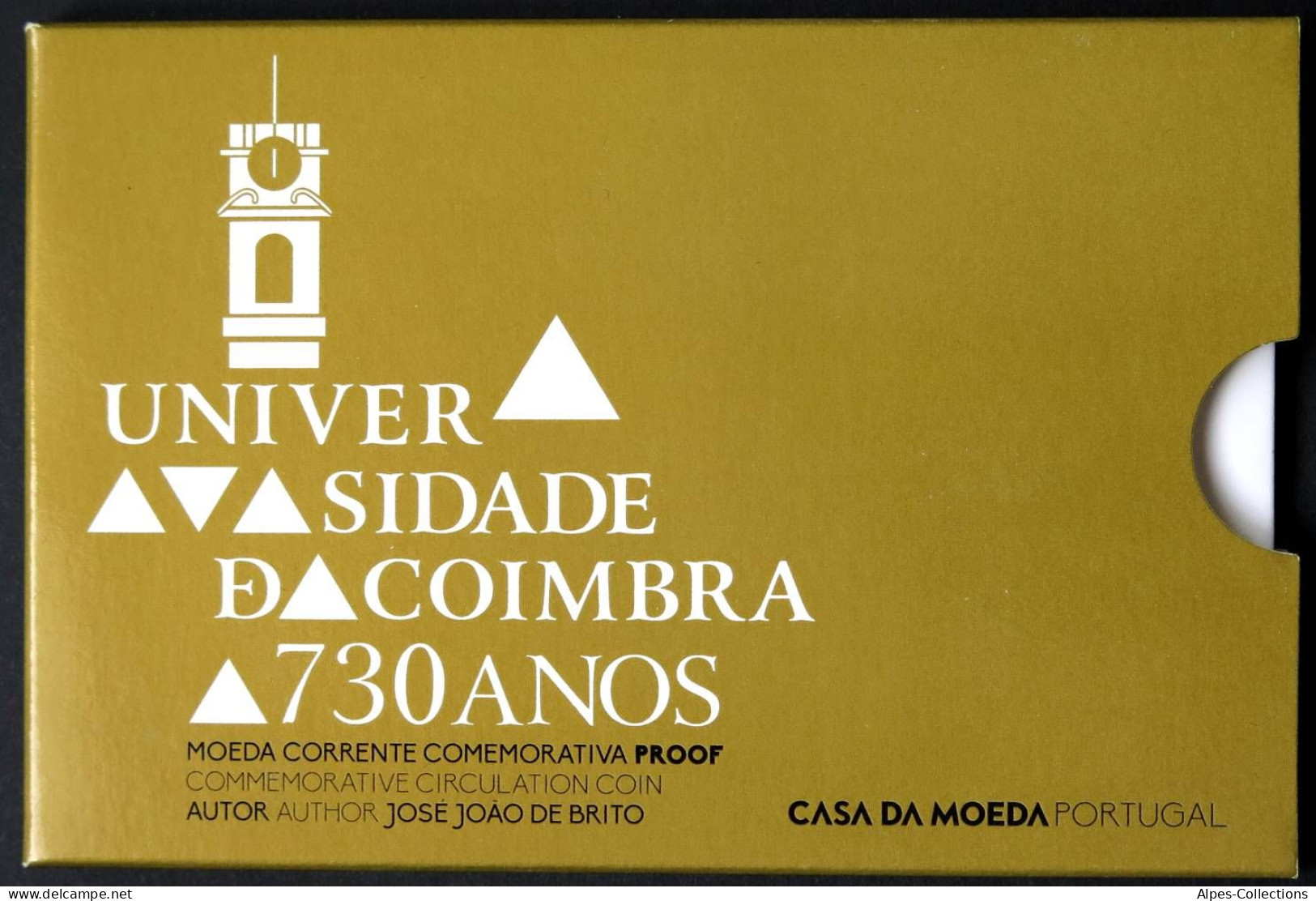 PO20020.5 - COINCARD PORTUGAL - 2020 - 2 Euros Comm 730ans Université Coimbra BE - Portugal