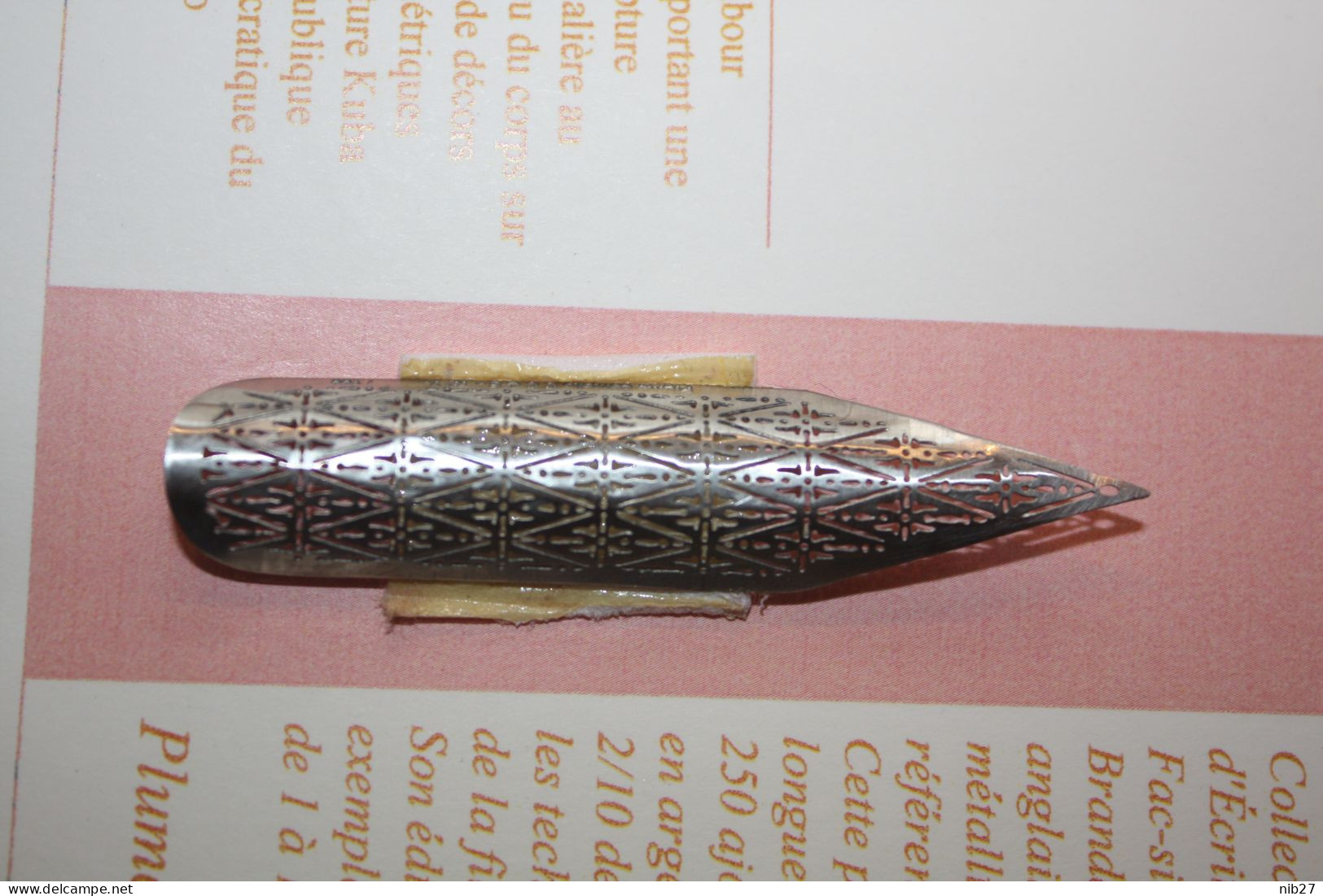 PLUME  DENTELLE  N° 5   "L'AFRICAINE" - Pens