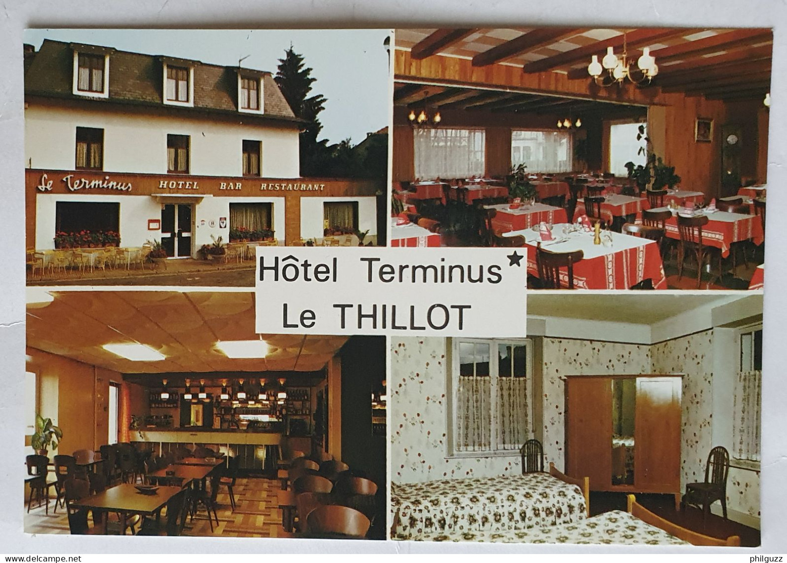 CARTE POSTALE LE THILLOT 88 HOTEL TERMINUS MULTIVUES - Le Thillot