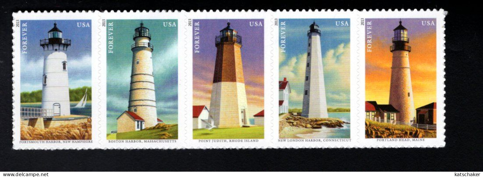 1738943655 2013  (XX) SCOTT 4795A POSTFRIS MINT NEVER HINGED - LIGHTHOUSES 4792FIRST STAMP OF STRIP - Nuevos