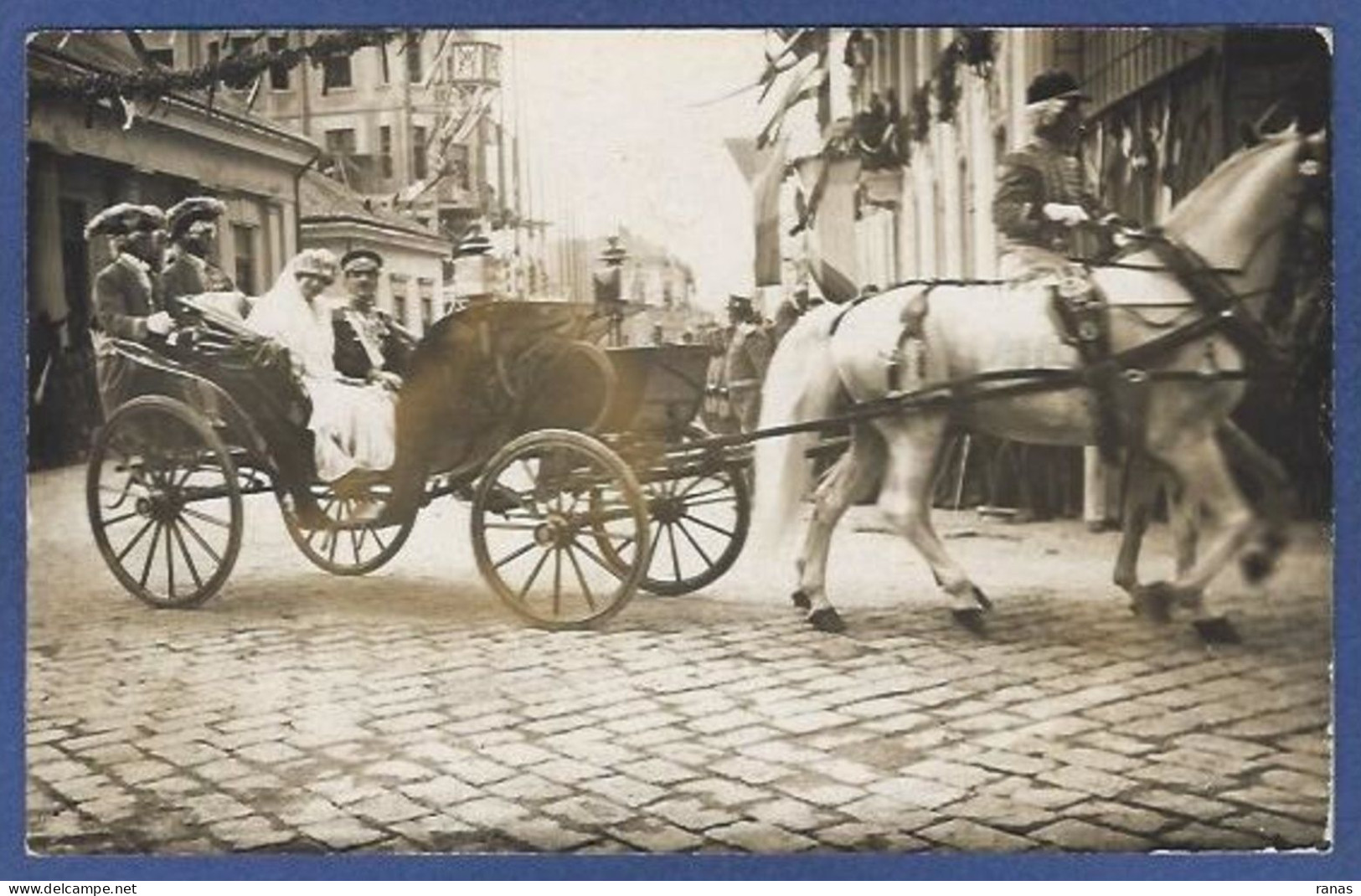 CPA Roumanie Romania Roemenie Royalty Royauté Carte Photo RPPC Voir Scan Du Dos - Roumanie