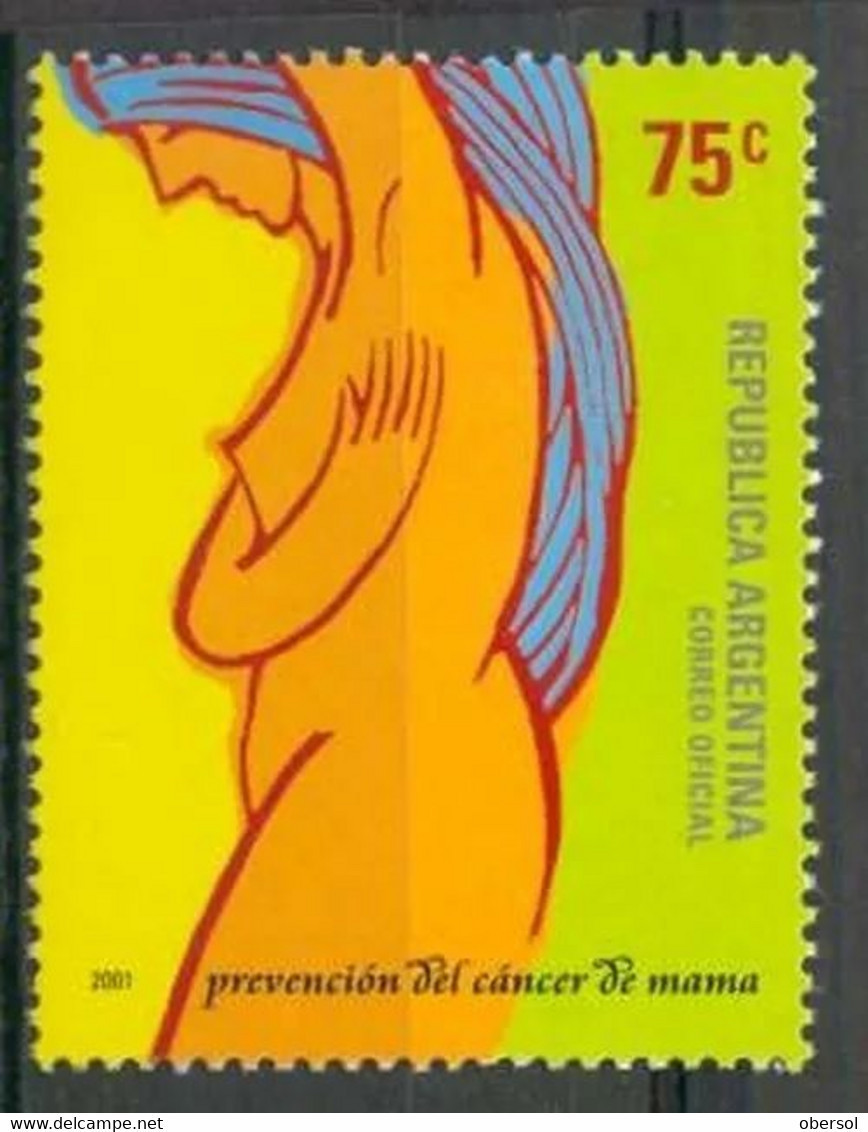 Argentina 2001 Cancer Prevention Campaign MNH Stamp - Unused Stamps