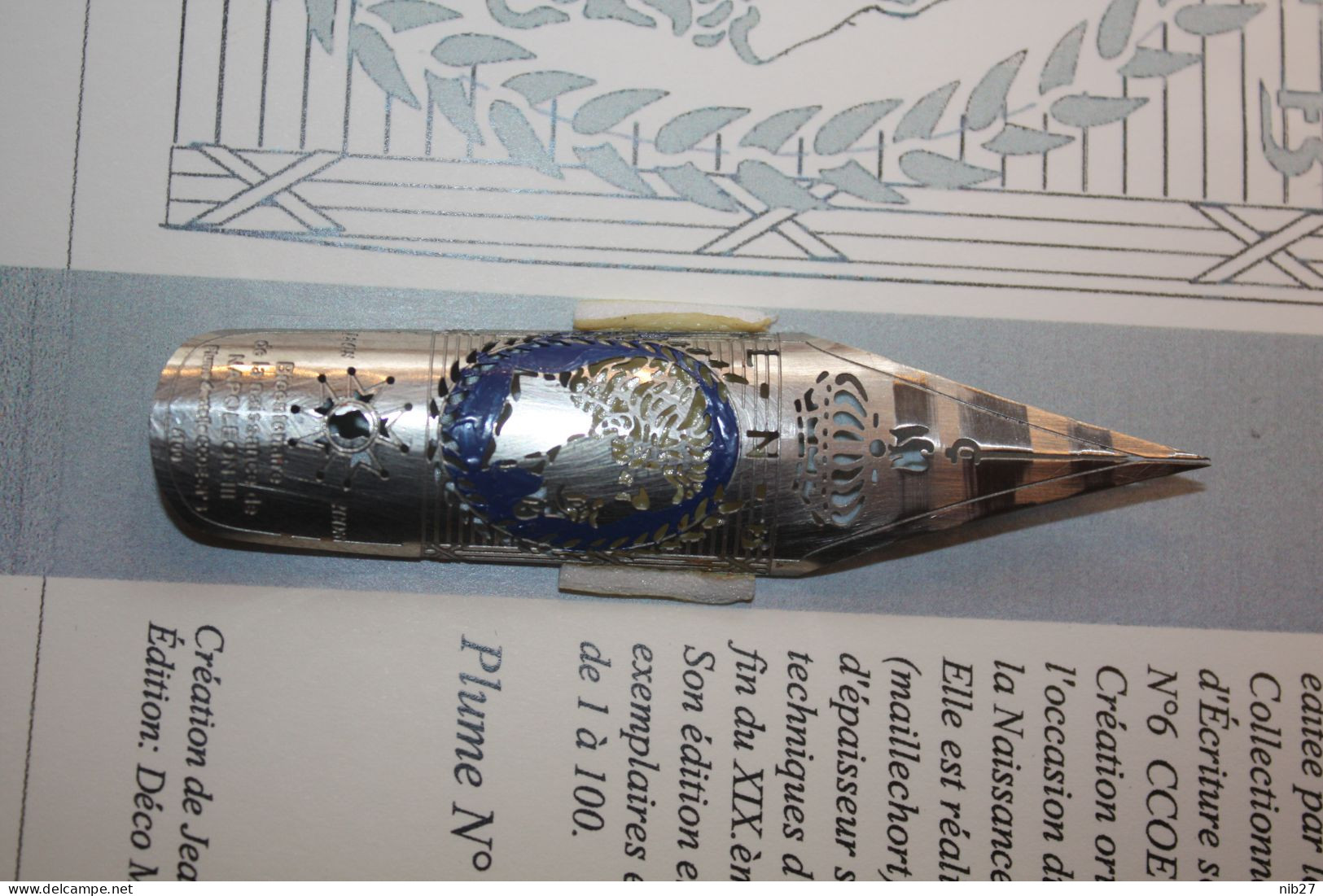 PLUME  DENTELLE  N° 7  "LOUIS NAPOLÉON BONAPARTE" - Pens