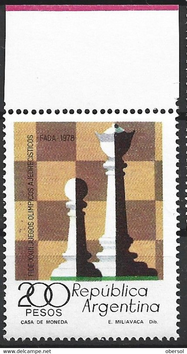 Argentina 1978. 23rd Chess Olympics Buenos Aires MNH Stamp - Unused Stamps