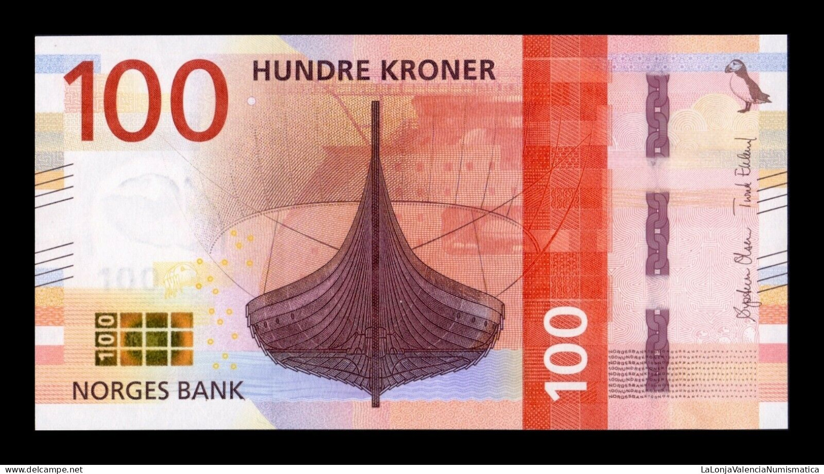 Noruega Norway 100 Kroner 2016 Pick 54 Sc Unc - Norvegia