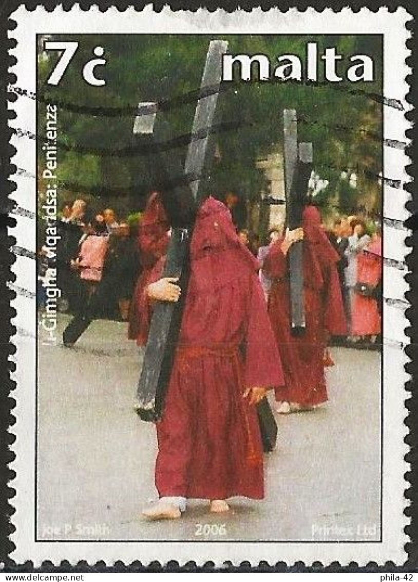 Malta 2006 - Mi 1451 - YT 1410 ( Easter : Penitents Carrying Crosses ) - Malte