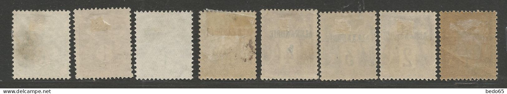 ALEXANDRRIE N° 1 NEUF* / N° 2/3/4/8/19/19a/23 (*) AVEC OU TRACE DE CHARNIERE  / Cote 109€ - Unused Stamps