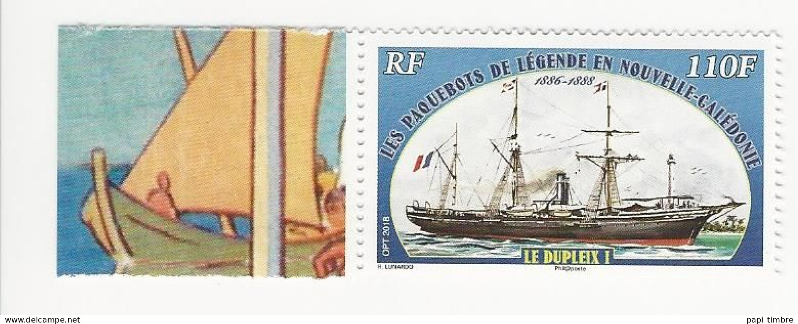 Nouvelle Calédonie - 2018 - Les Paquebots De Légende, Le Dupleix - N° 1335 ** - Unused Stamps