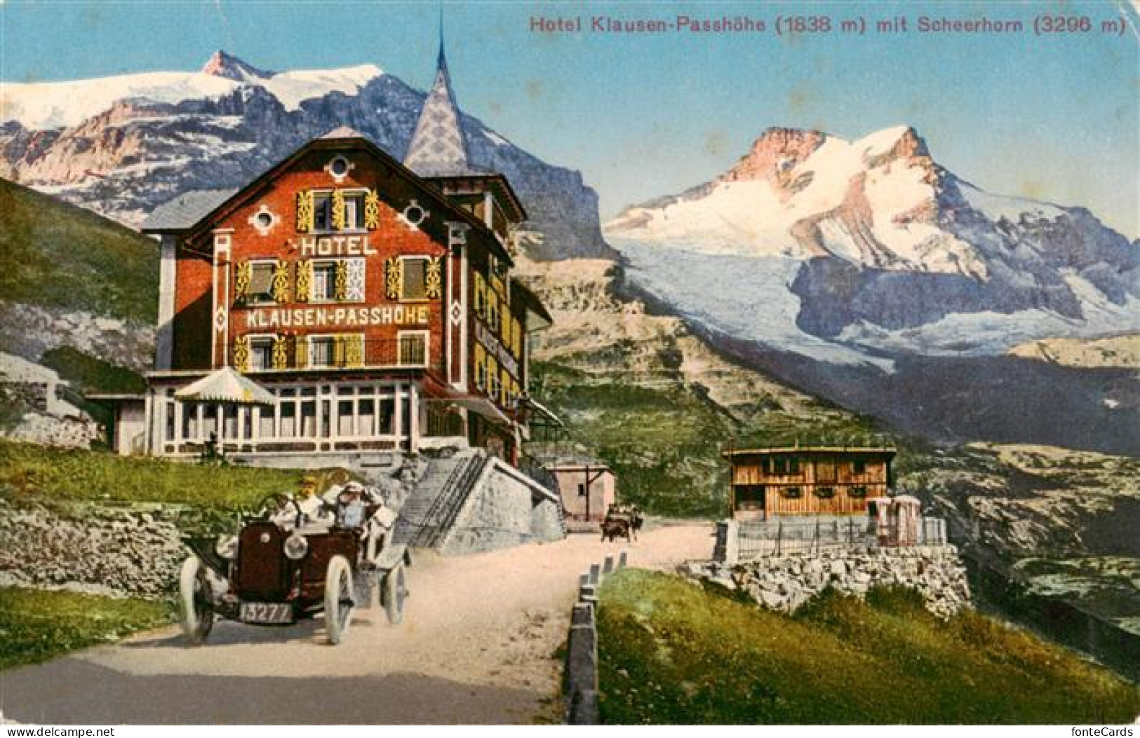 13931173 Klausenpasshoehe Hotel Klausen Passhoehe Mit Scheerhorn - Autres & Non Classés