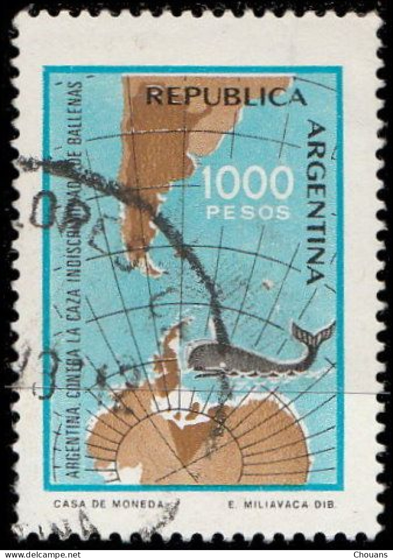 Argentine 1981. ~ YT 1264 - Territoires Argentin Et Baleine - Usados