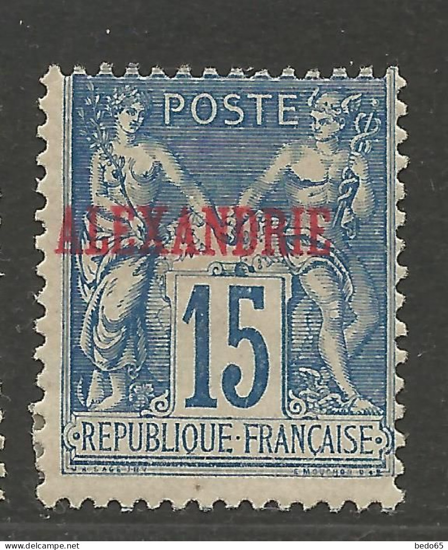 ALEXANDRIE N° 9 NEUF*  CHARNIERE  / Hinge / MH - Unused Stamps