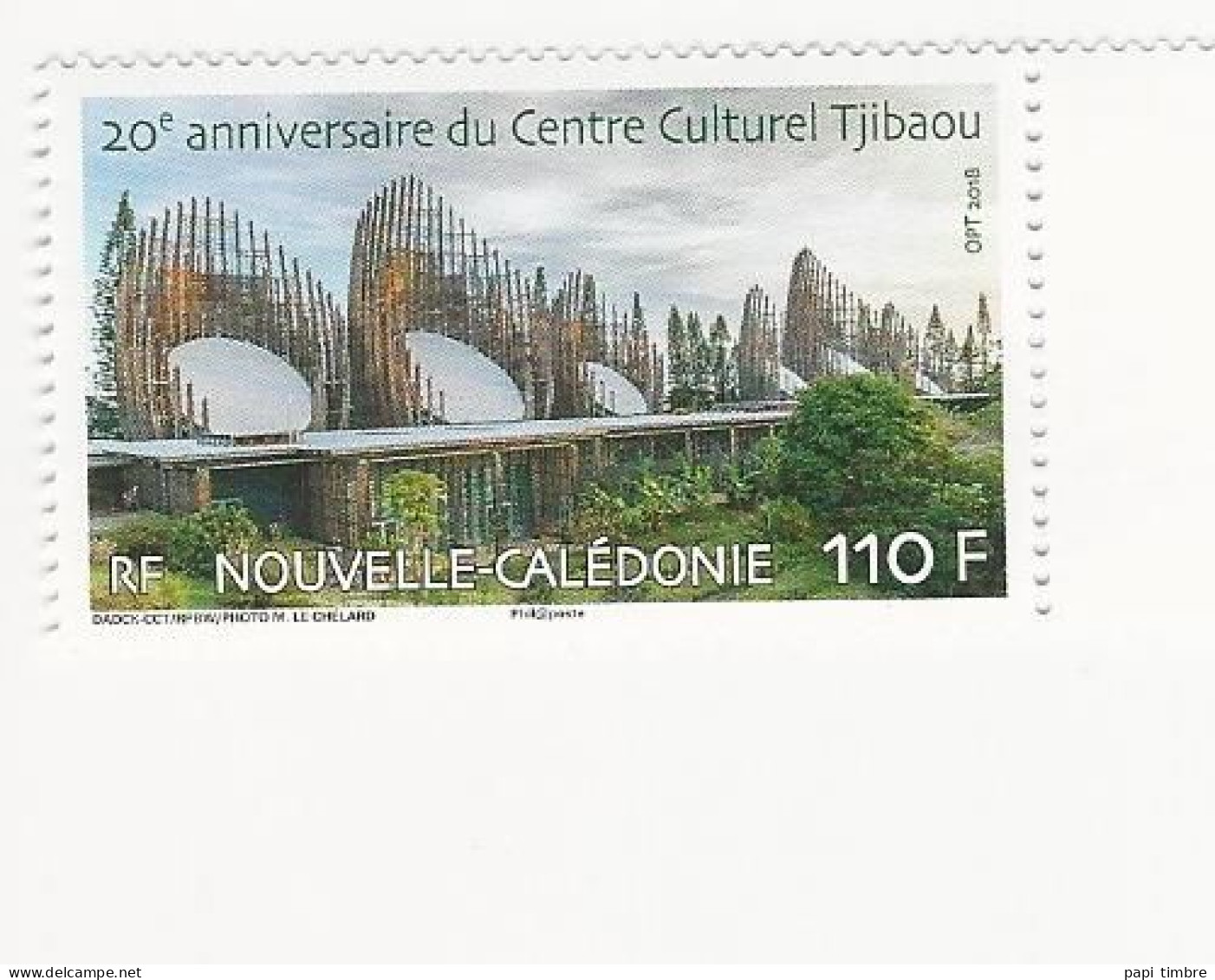 Nouvelle Calédonie - 2018 - Centre Culturel Djibaou - N° 1331 ** - Neufs