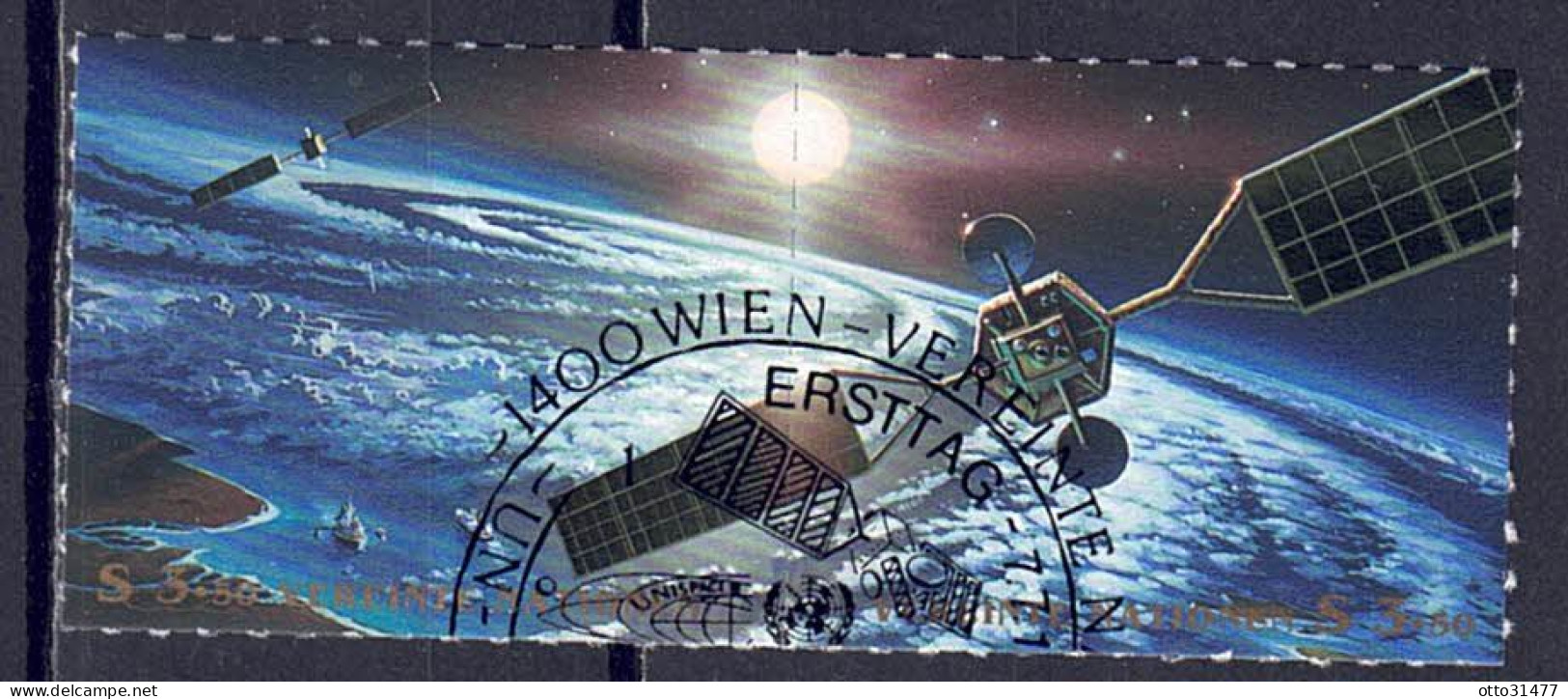 UNO Wien 1999 - UNISPACE II, Nr. 291 - 292 Zd., Gestempelt / Used - Oblitérés